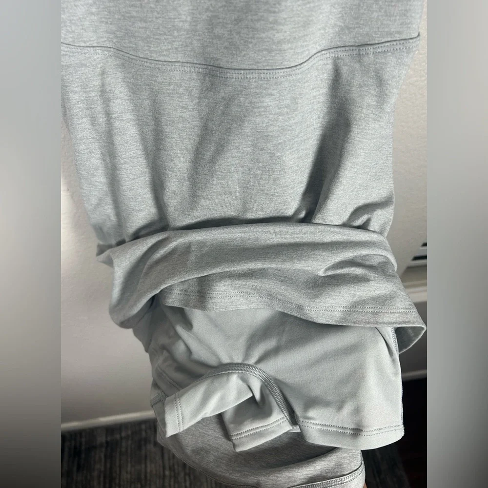 Alo Yoga Courtside Tennis Dress Heather Gray Alosoft Fit Flare Small S - Picture 6 of 10